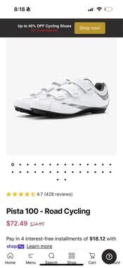 NWT Tommaso women’s road cycling cleats shoes size 9 women’s